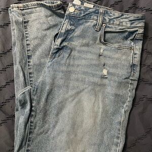 Time and Tru Straight Leg Light Blue Jeans